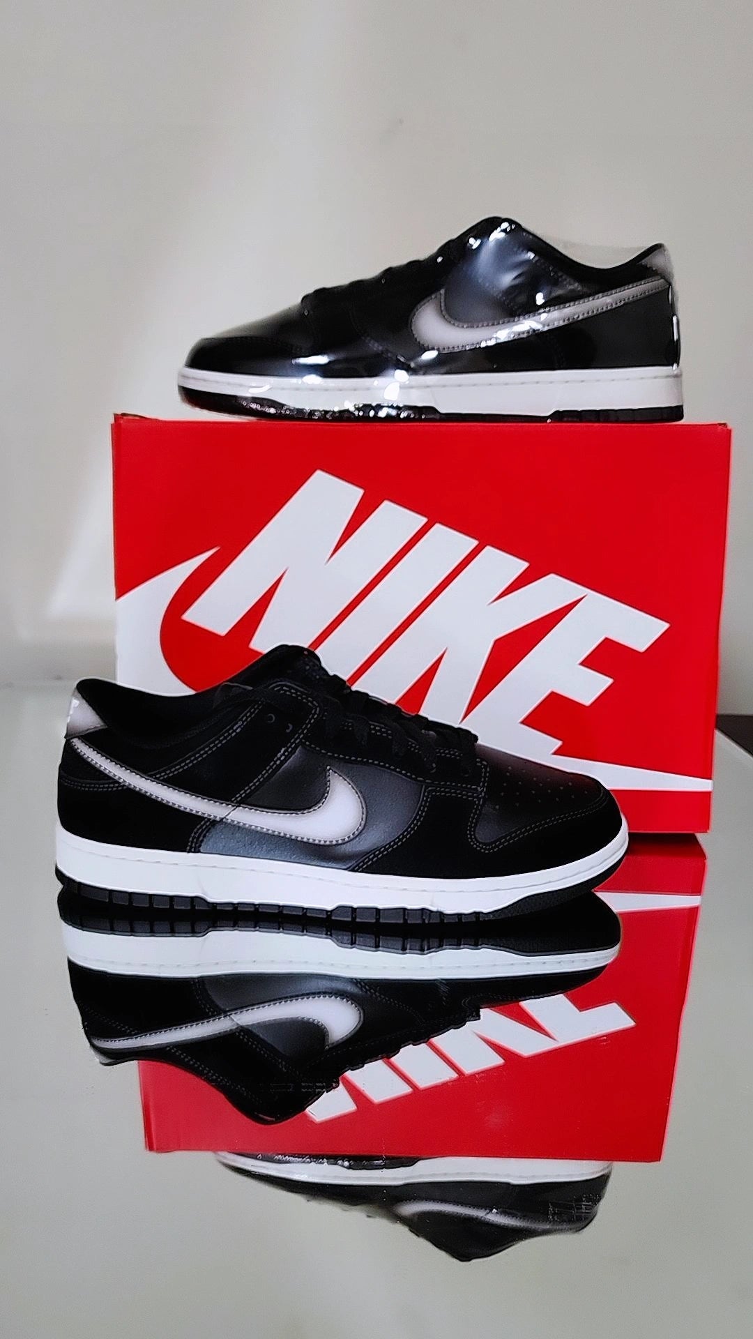 Dunk Low Swoosh Black