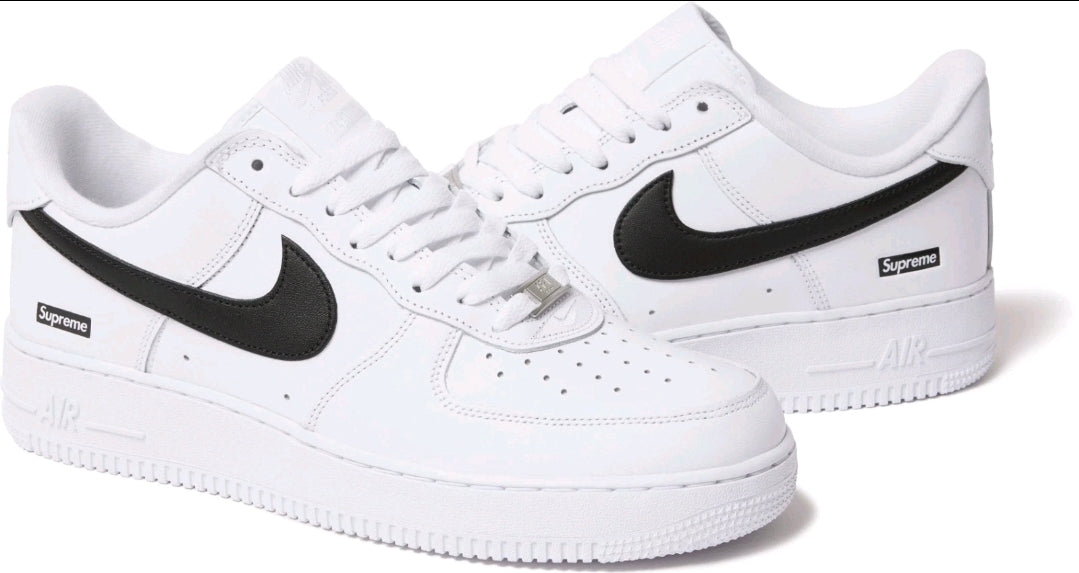 Air force 1 supreme white -black