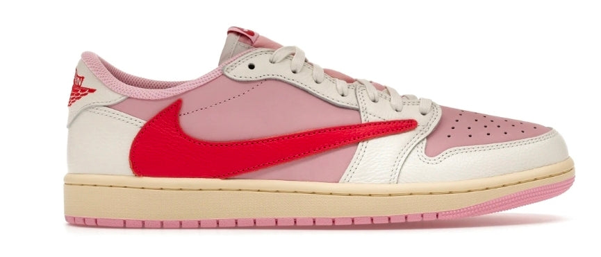 Jordan 1 Retro Low OG  Travis Scott  sail Tropical Pink